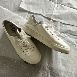 Sneakers, off white, size 7, leather